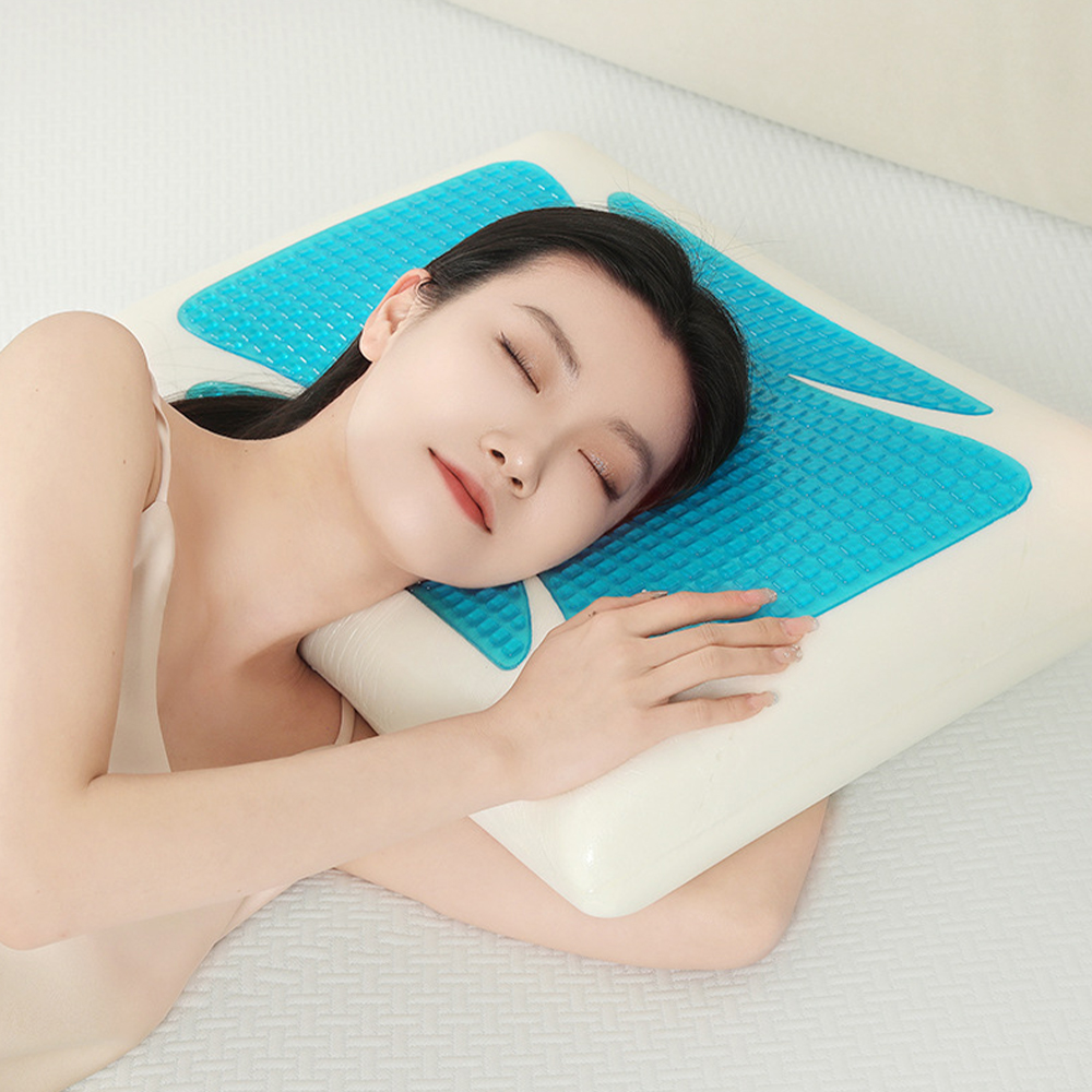 젤 메모리폼 롤빵 베개